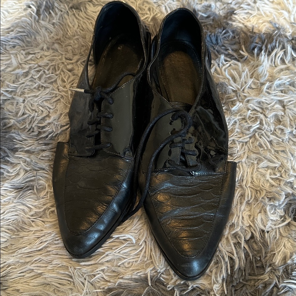 A1—Black Patent Leather Shoes